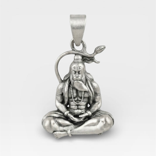 Glitzheaven Dattatreya Ji 925 Silver Pendant | GlitzHeaven Divine